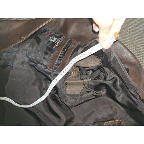 Roetan leather Jacket by Silvester Litton of England Mens Med/Women L-XL - Picture 12 of 16